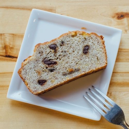 Dark Chocolate Chip Banana Bread Vegan
