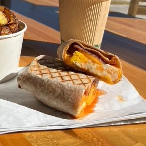 High Protein Sweet Heat Breakfast Wrap