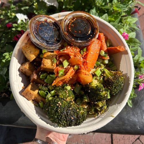 Vegan Korean Bowl at Homespun Kitchen