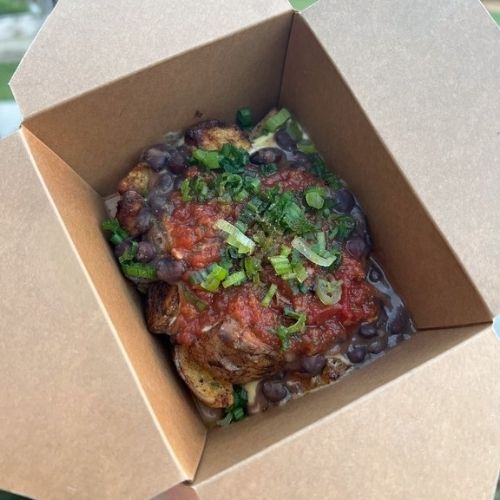 Vegan Nacho Spuds at Homespun Kitchen